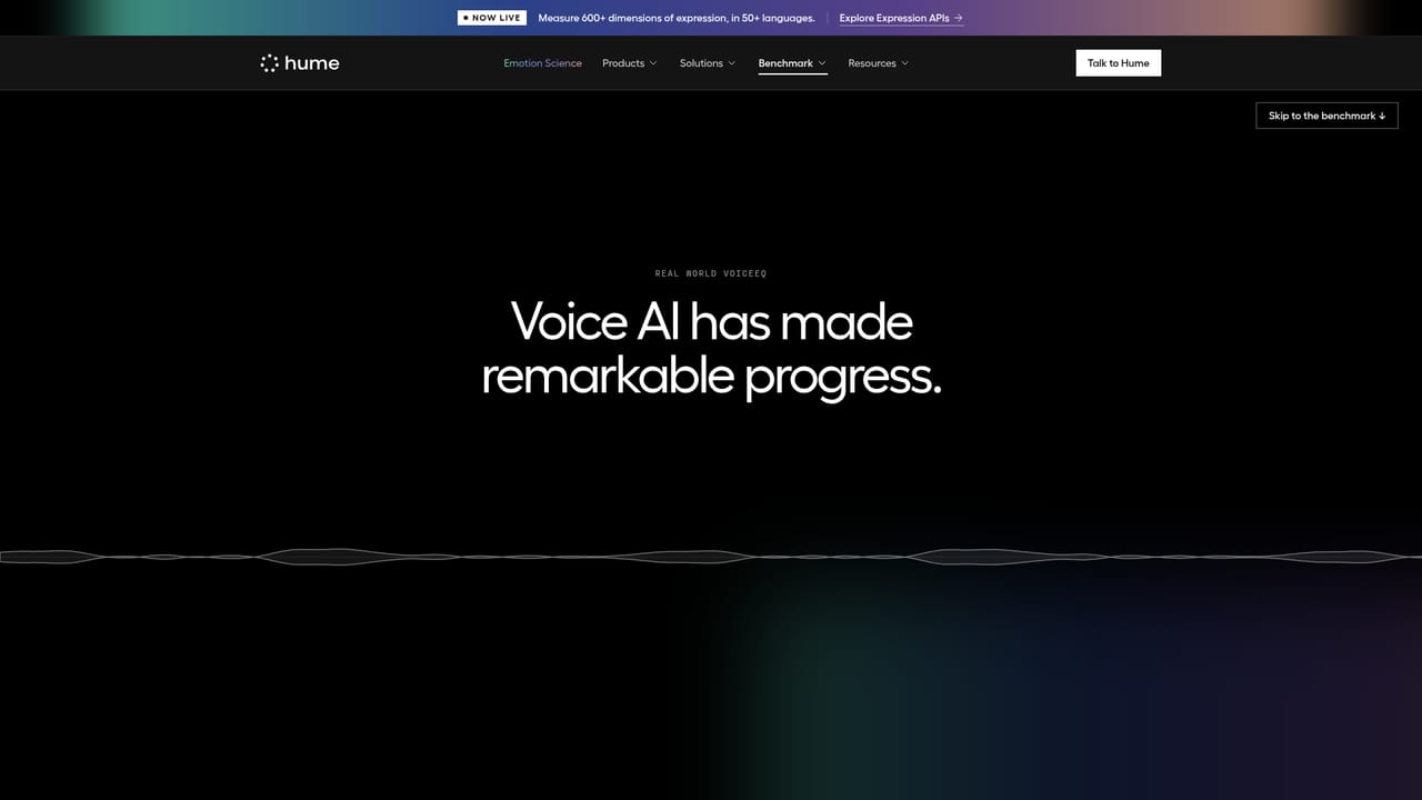 Hume AI — Review how real-world voice performance is scored