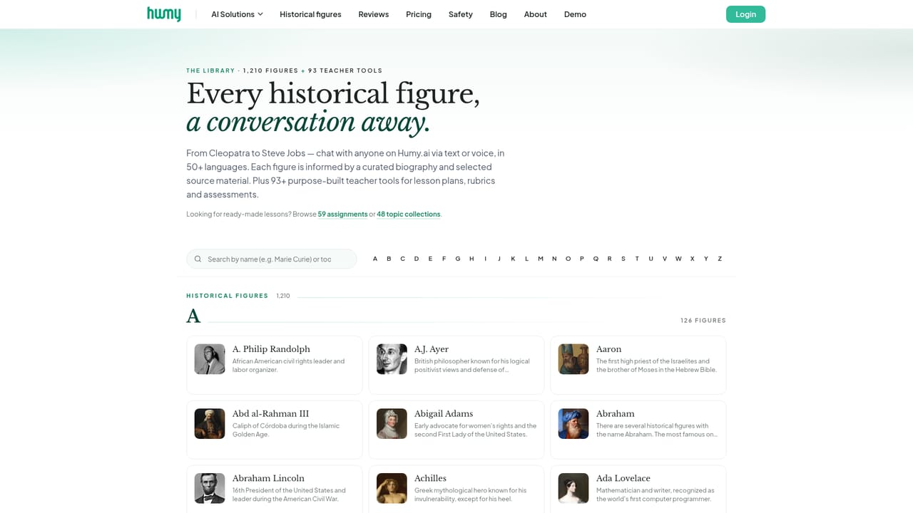 Humy — Browse the figure library