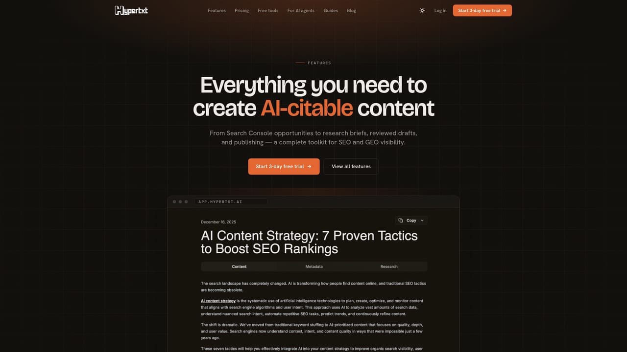 Hypertxt — Export or publish