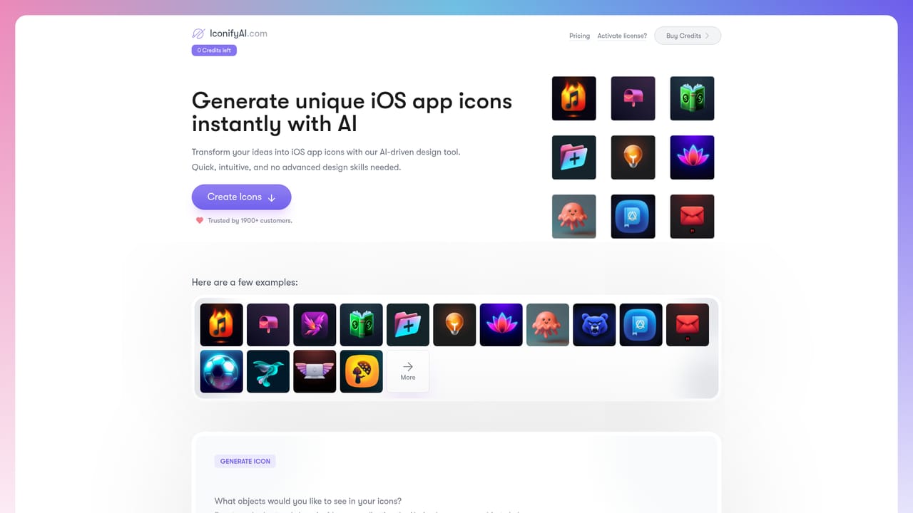 IconifyAI — Apply store specific assets