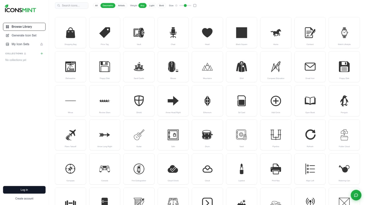 IconsMint — Browse the free library first