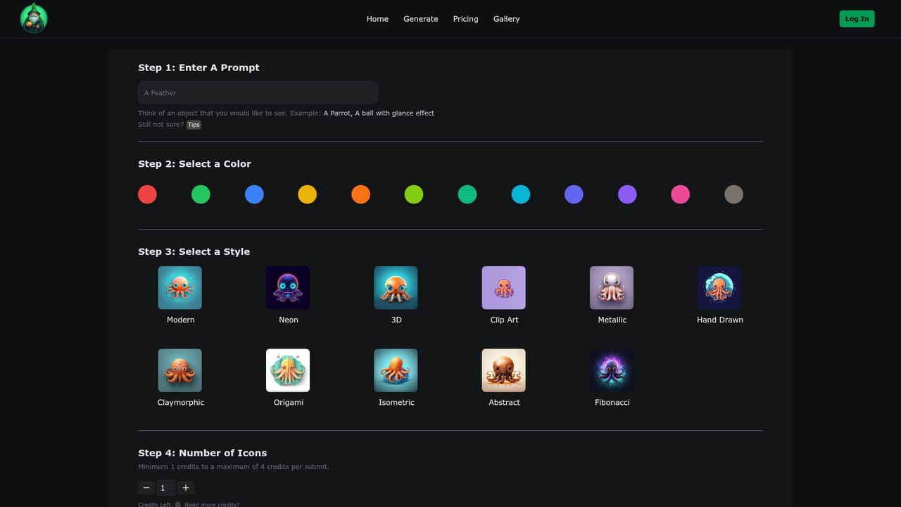 IconWizardAI — Open the generator