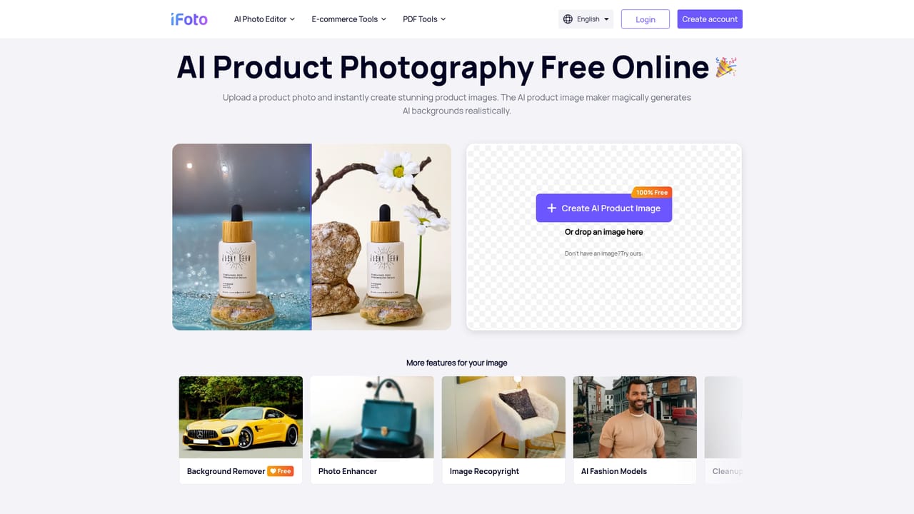 iFoto — Process your first product image