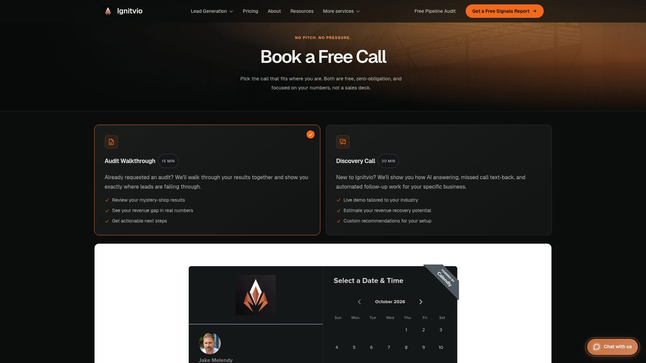 Ignitvio — Request a free signals report