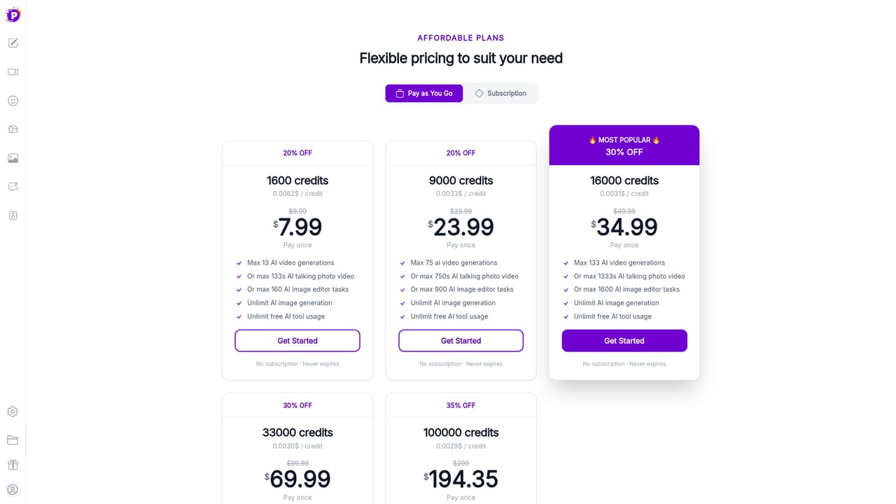 Image to Video by PixNova — Check credits and plans if you need more