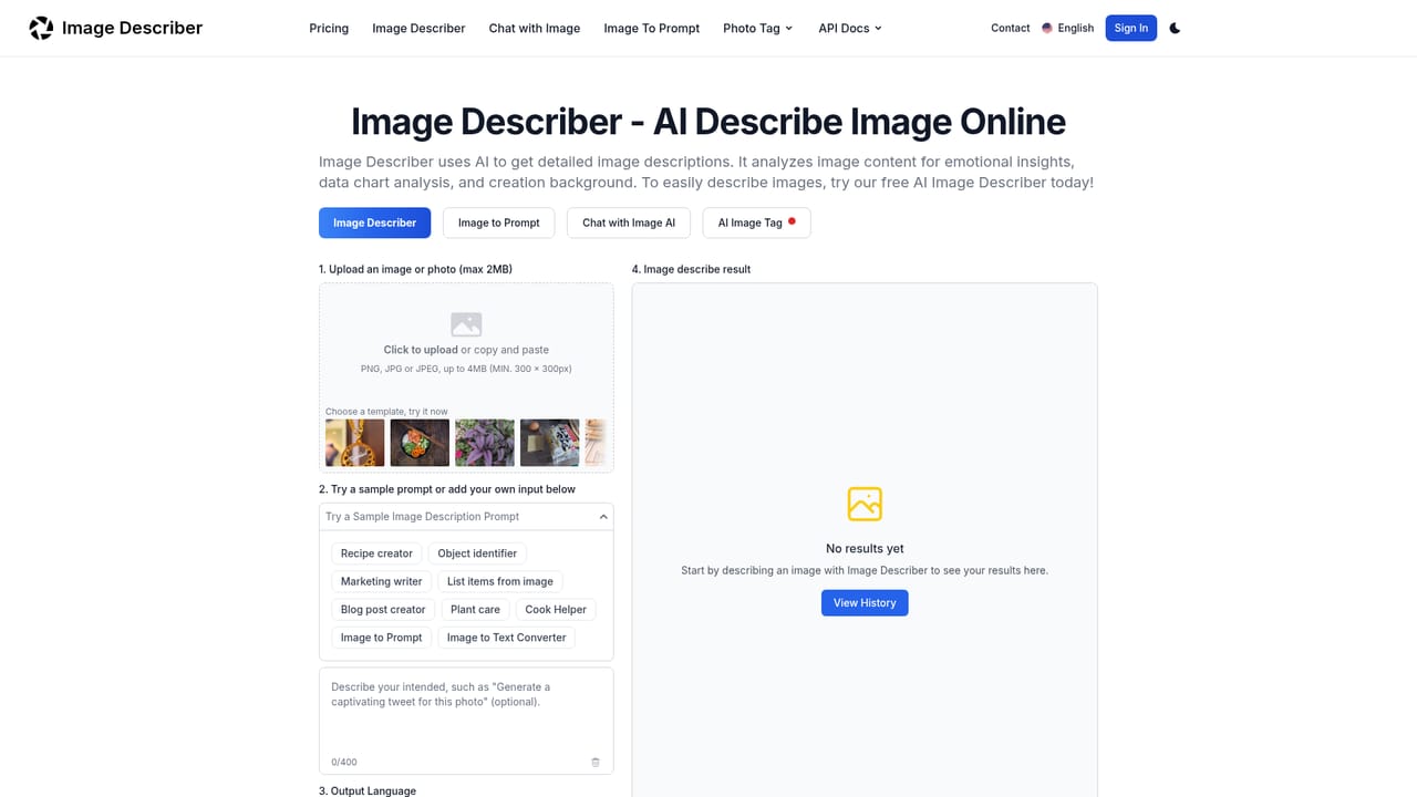 ImageAI — Upload your image