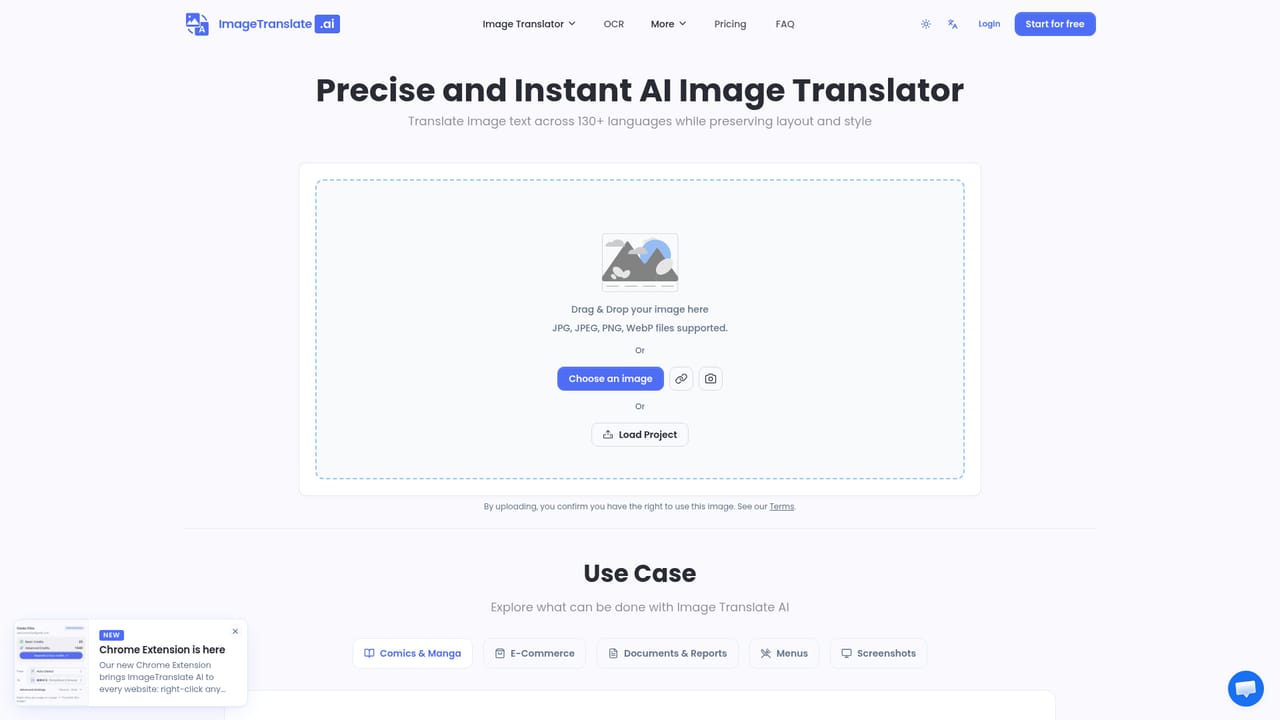 ImageTranslate.AI — Review and fix text blocks