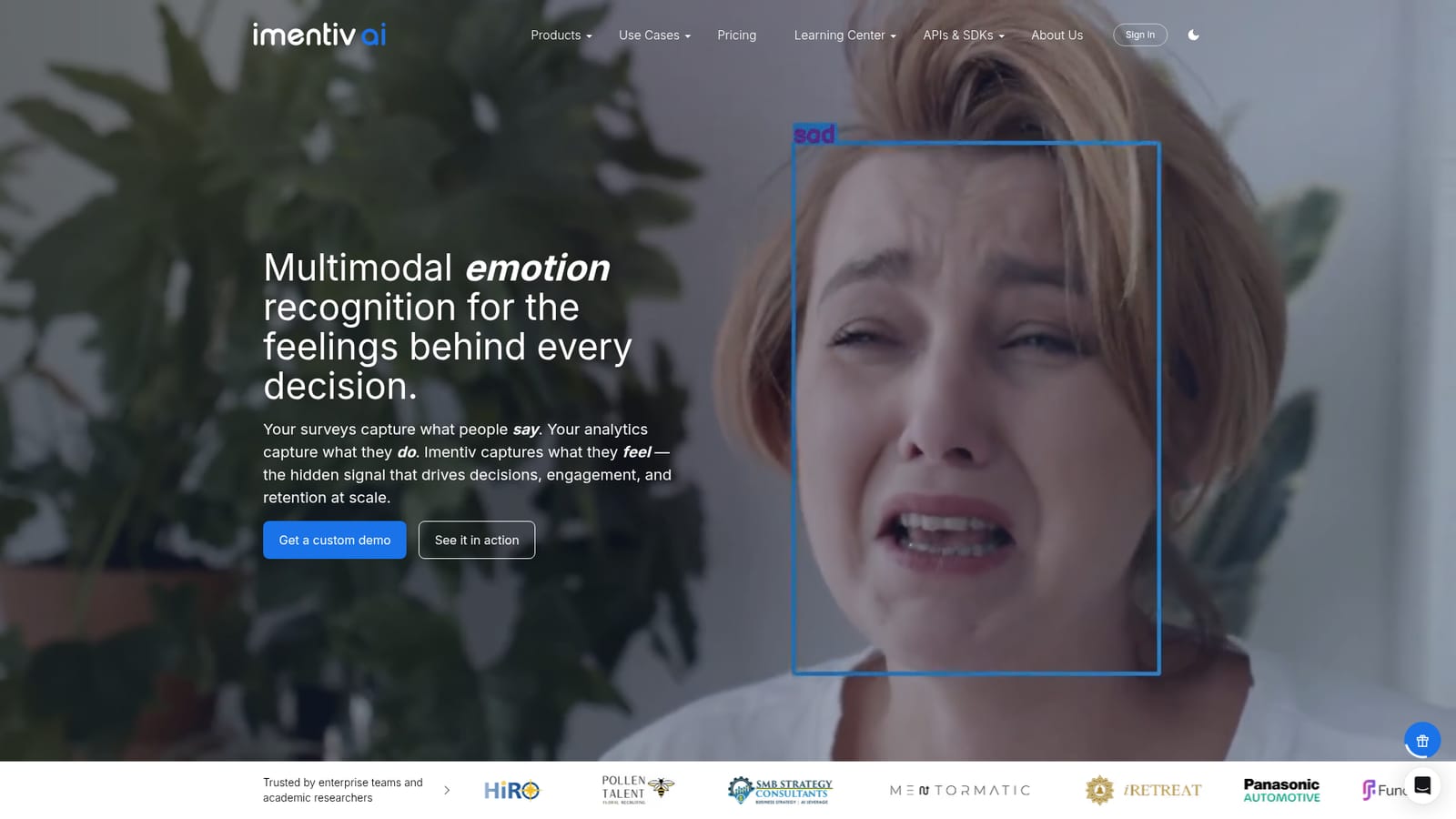 Imentiv — Book a custom demo