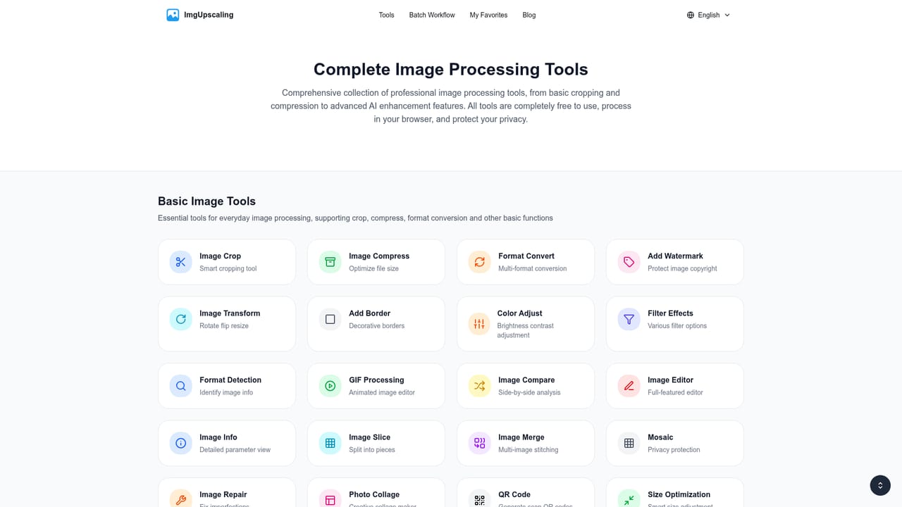 imgUpscaling — Open the tools directory