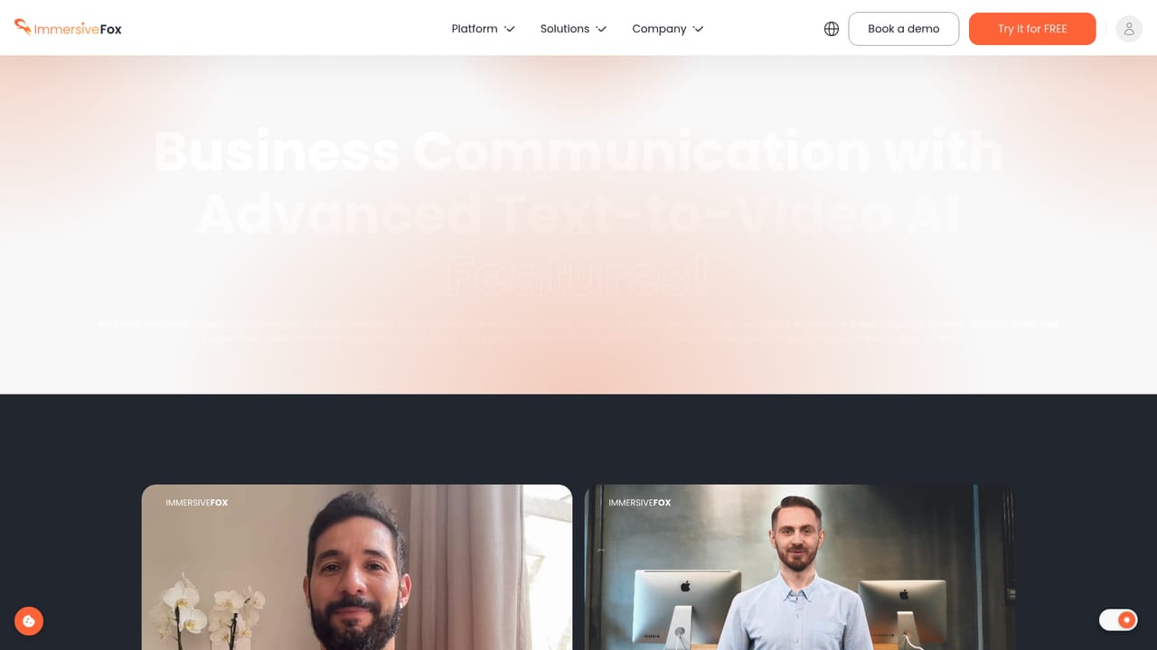 Immersive Fox — Upload your source document