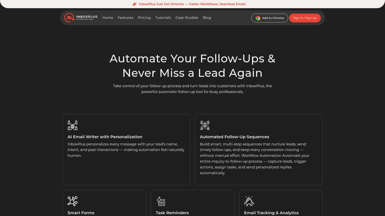 InboxPlus — Set up templates and reminders