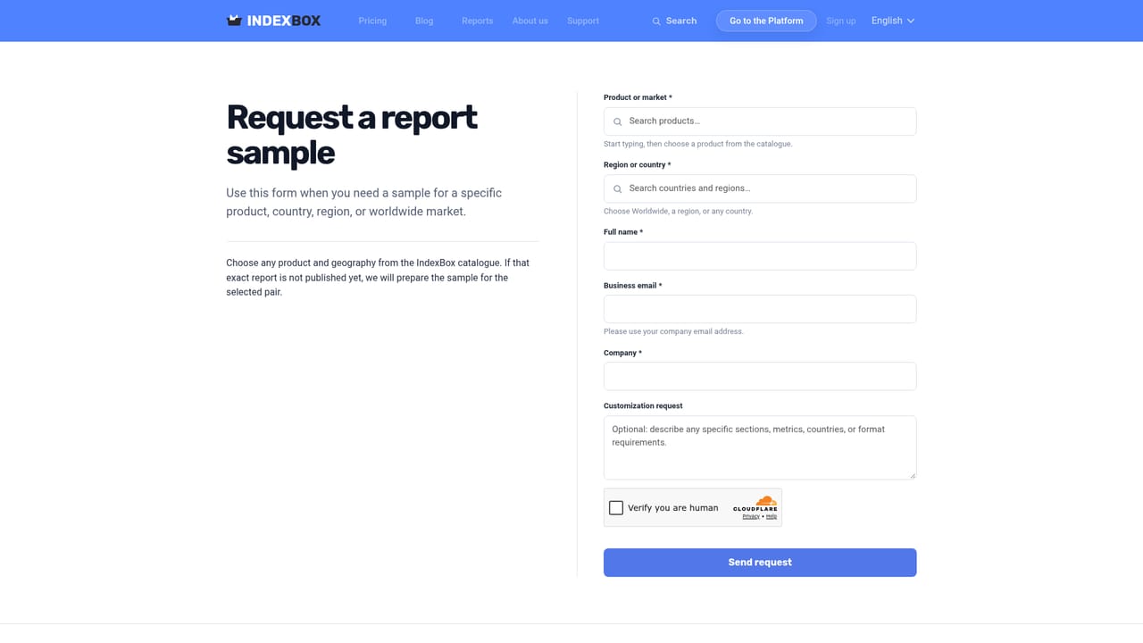 IndexBox — Request a sample or start the trial