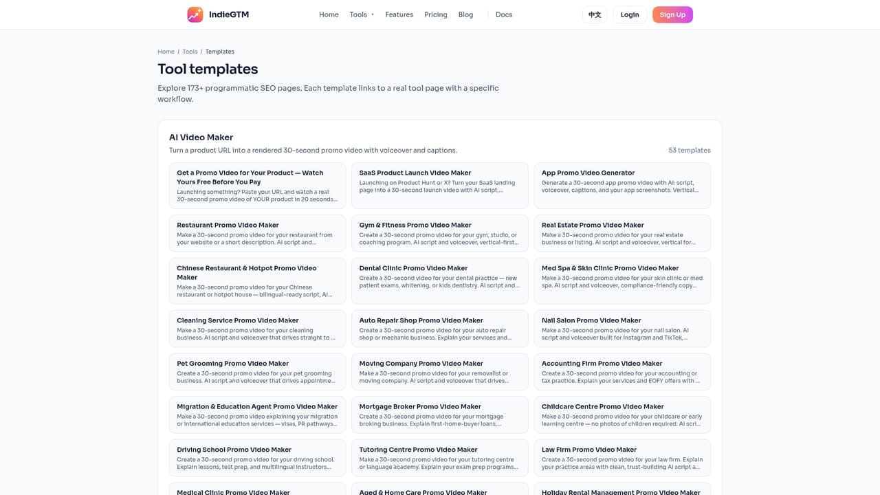 IndieGTM — Try the free utilities first