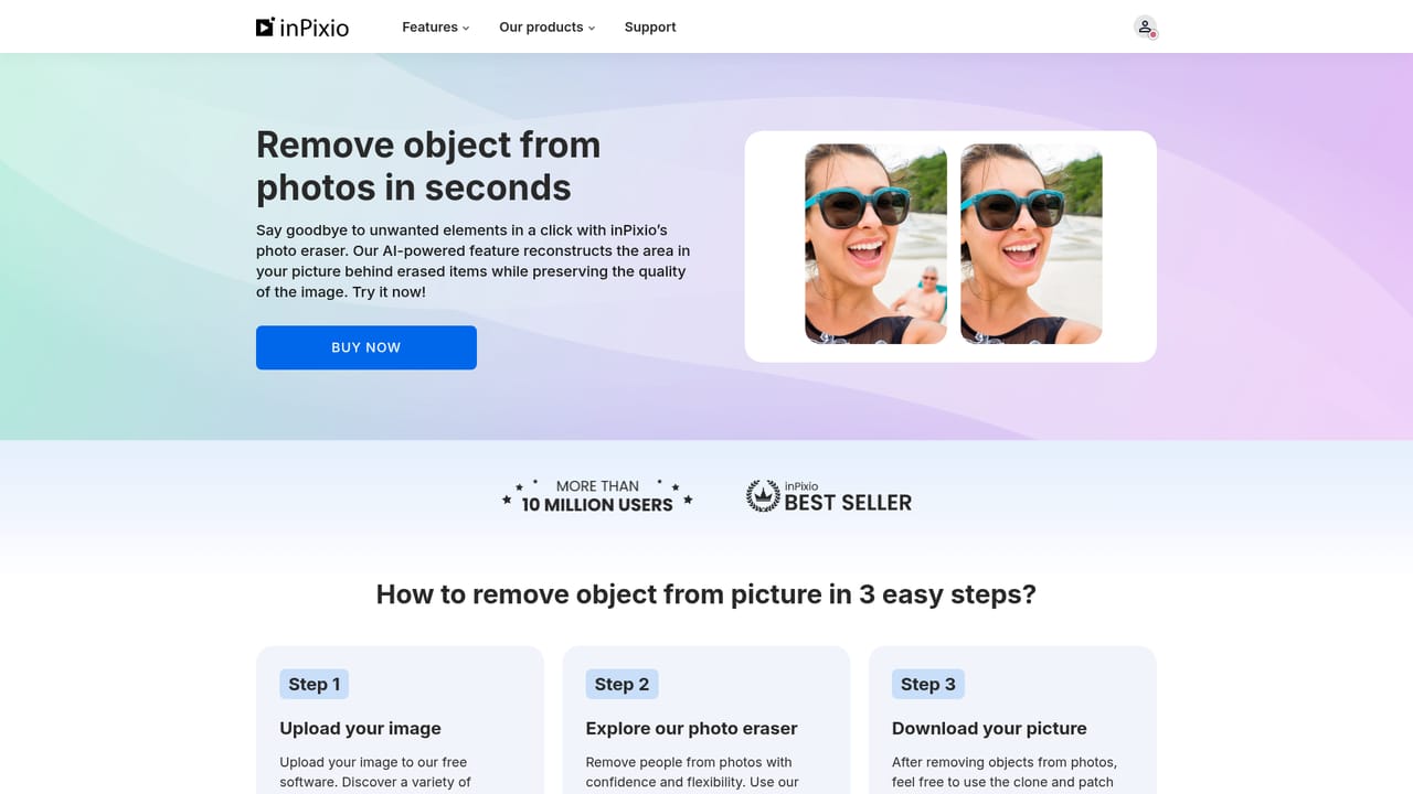 InPixio — Erase unwanted objects