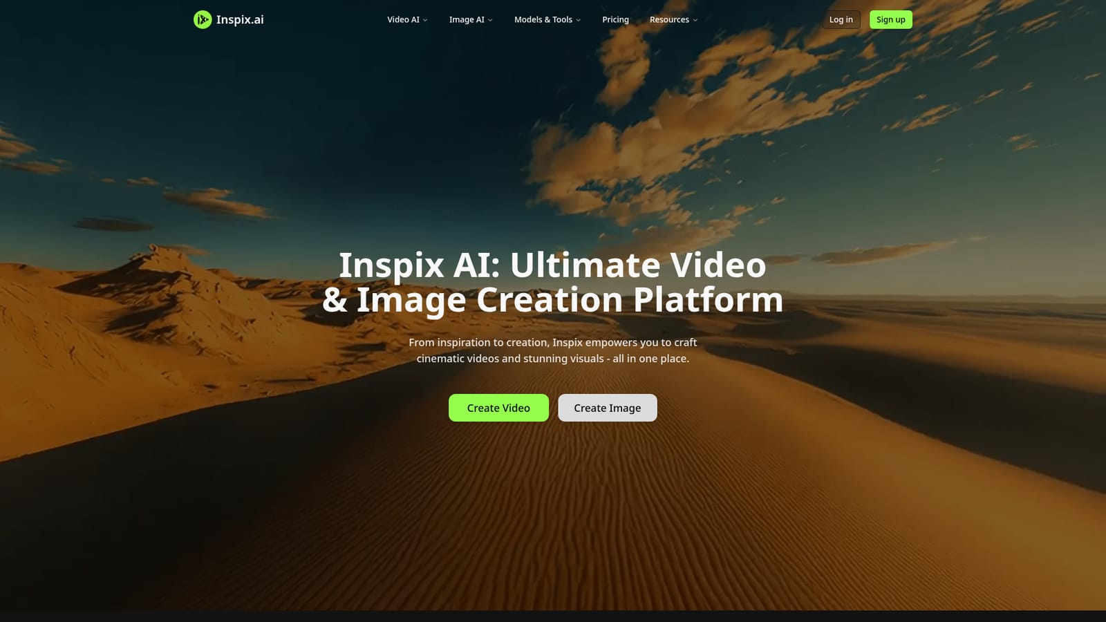 Inspix AI — Create an account