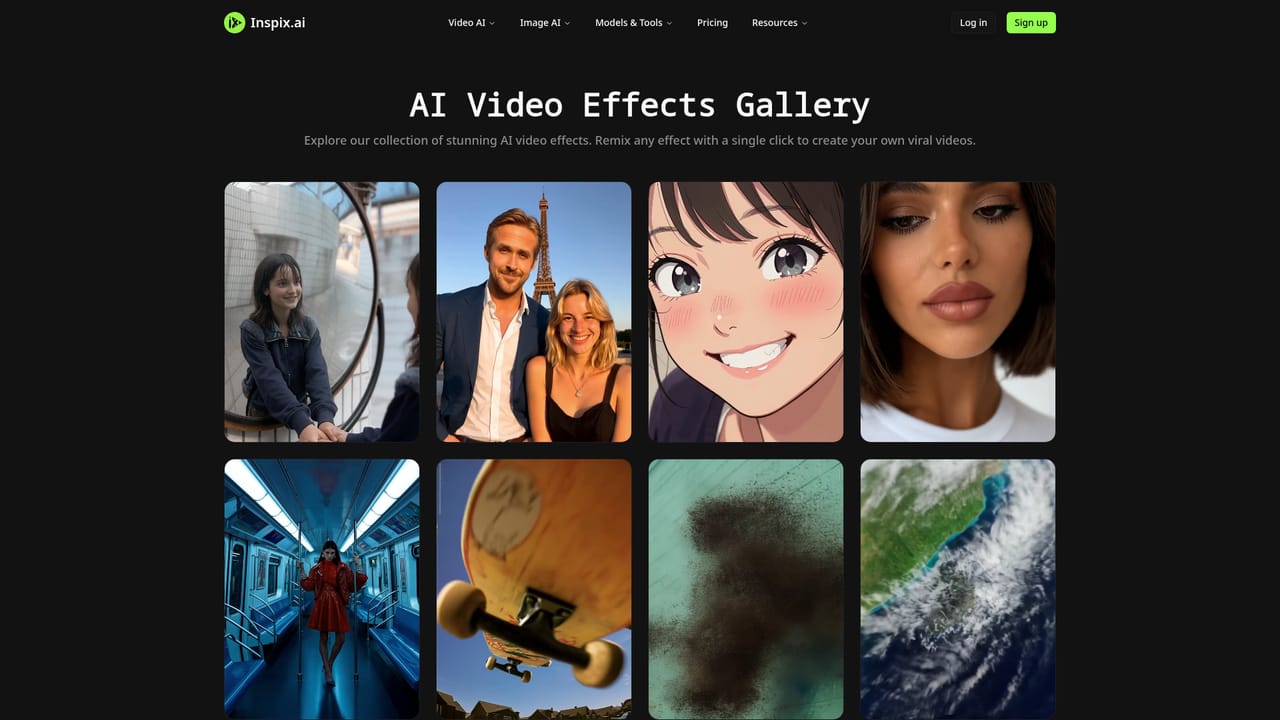 Inspix AI — Try a video effect