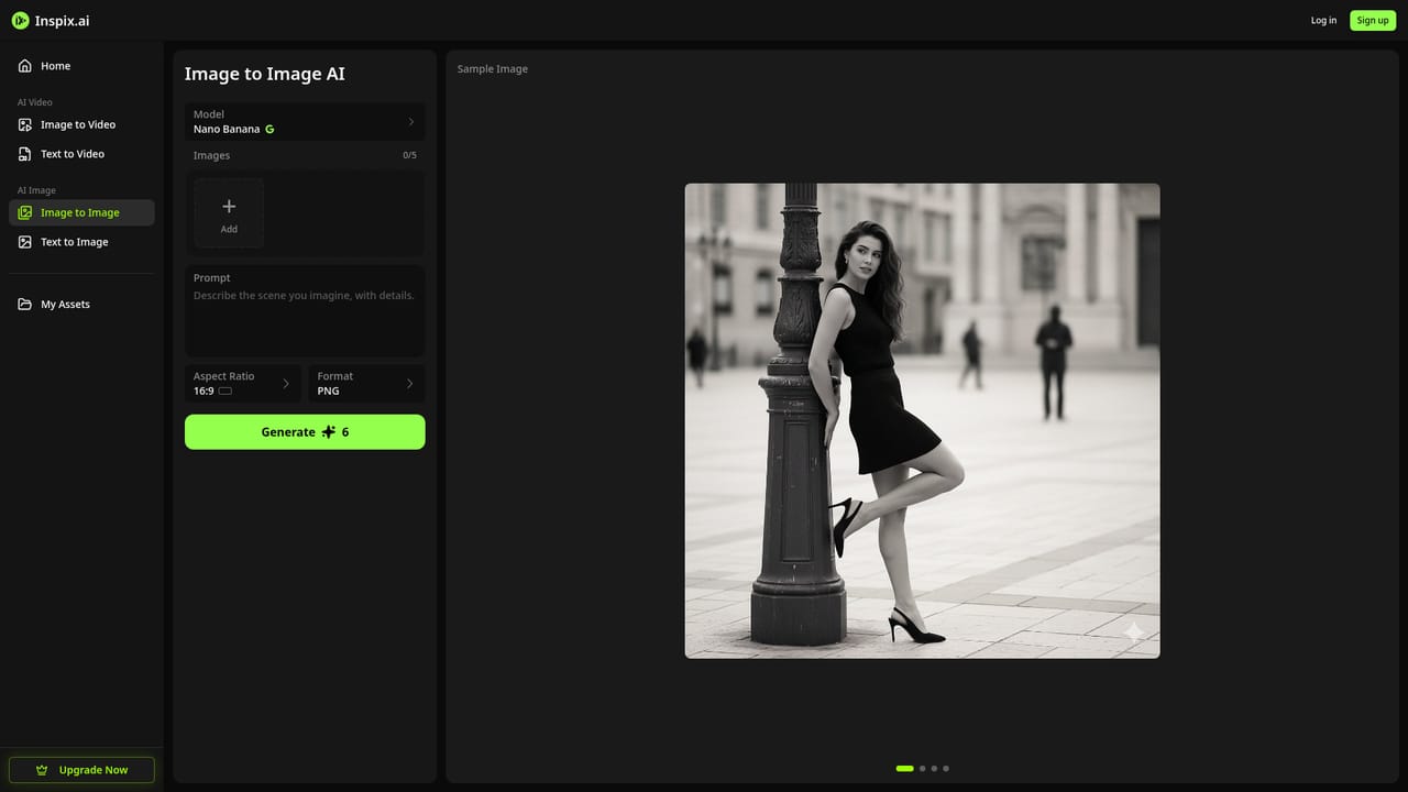 Inspix AI — Restyle or create still images