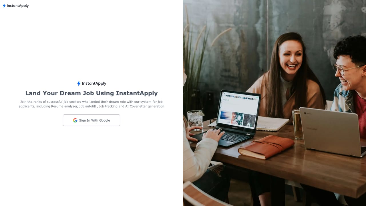 Instantapply — Create a free account