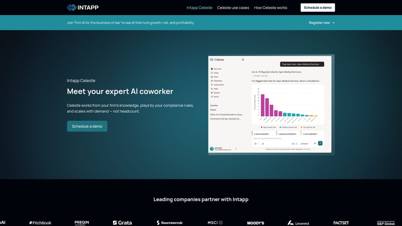 Intapp — Explore Celeste