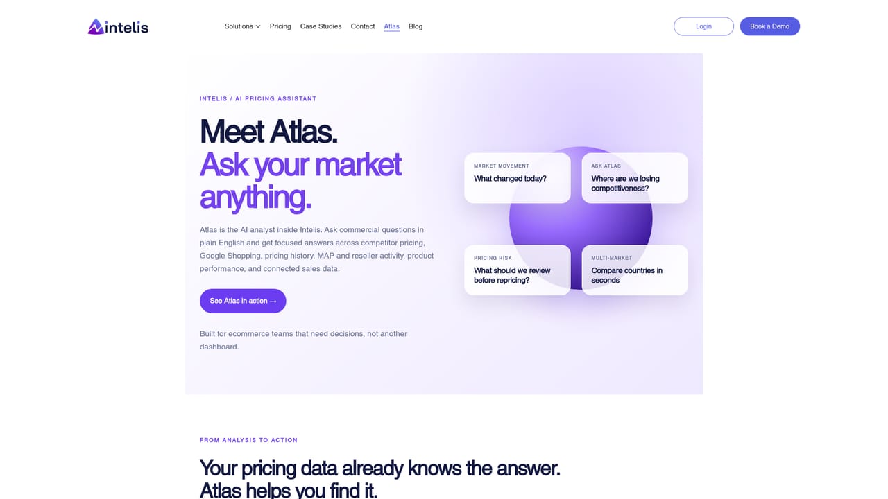 Intelis — Query the market with Atlas