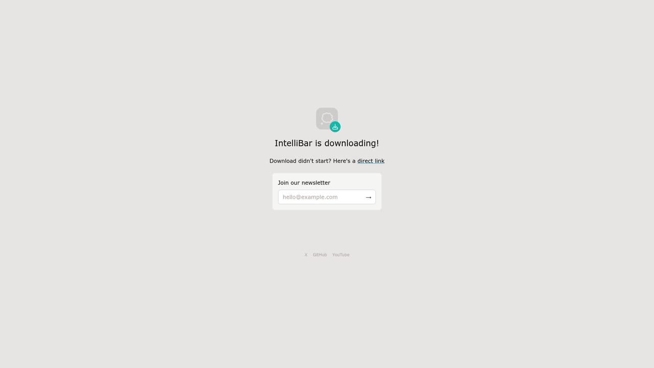 IntelliBar — Download IntelliBar for Mac