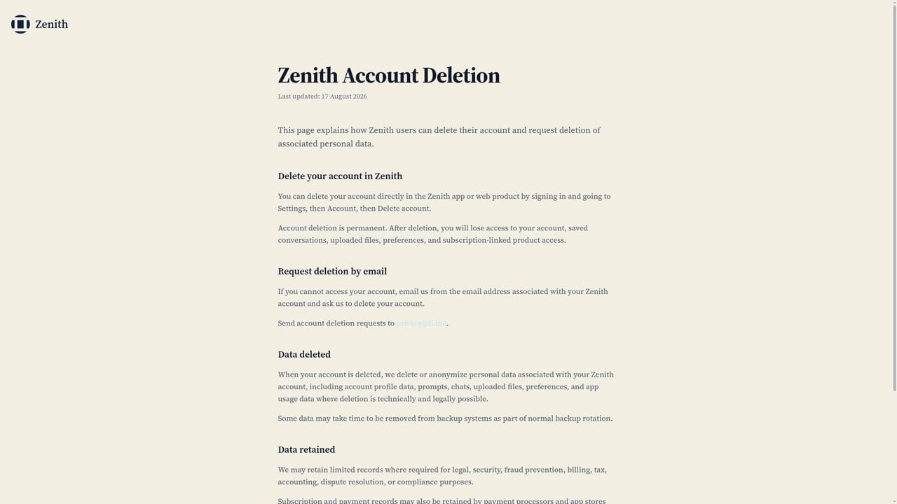 Intelligent Internet Agent — Manage your account