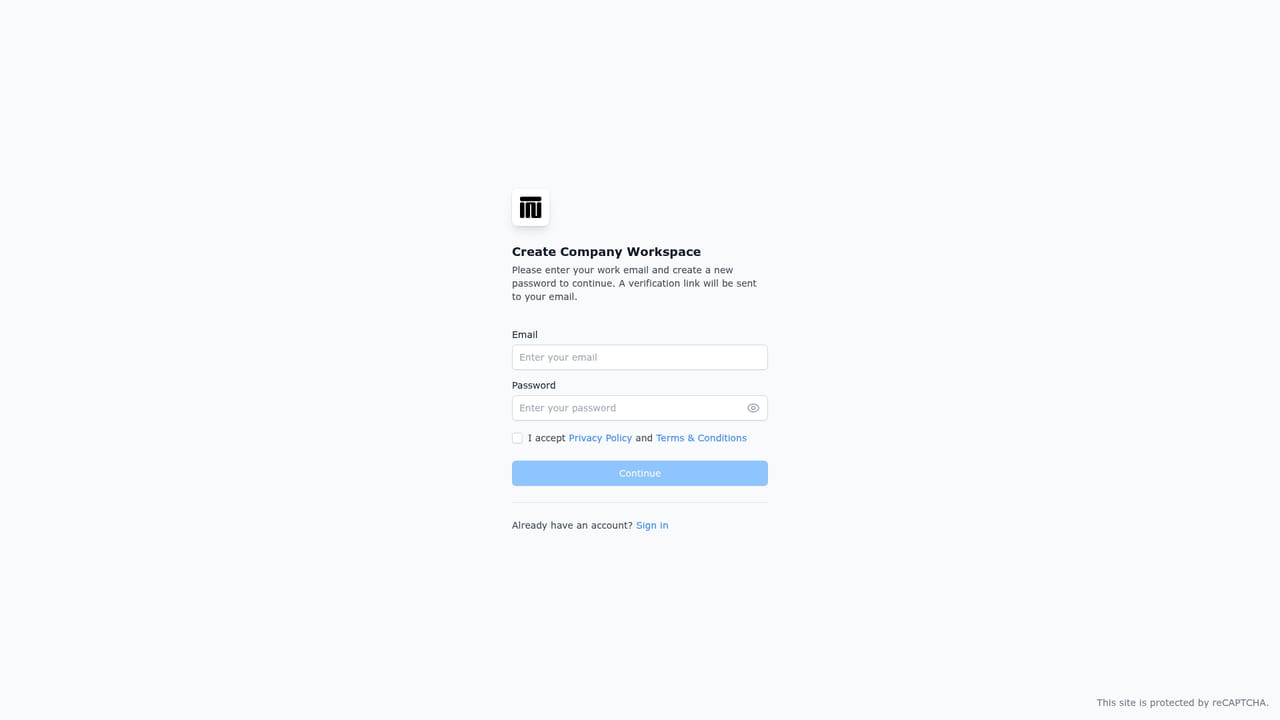 Intelogos — Create your account and start the trial