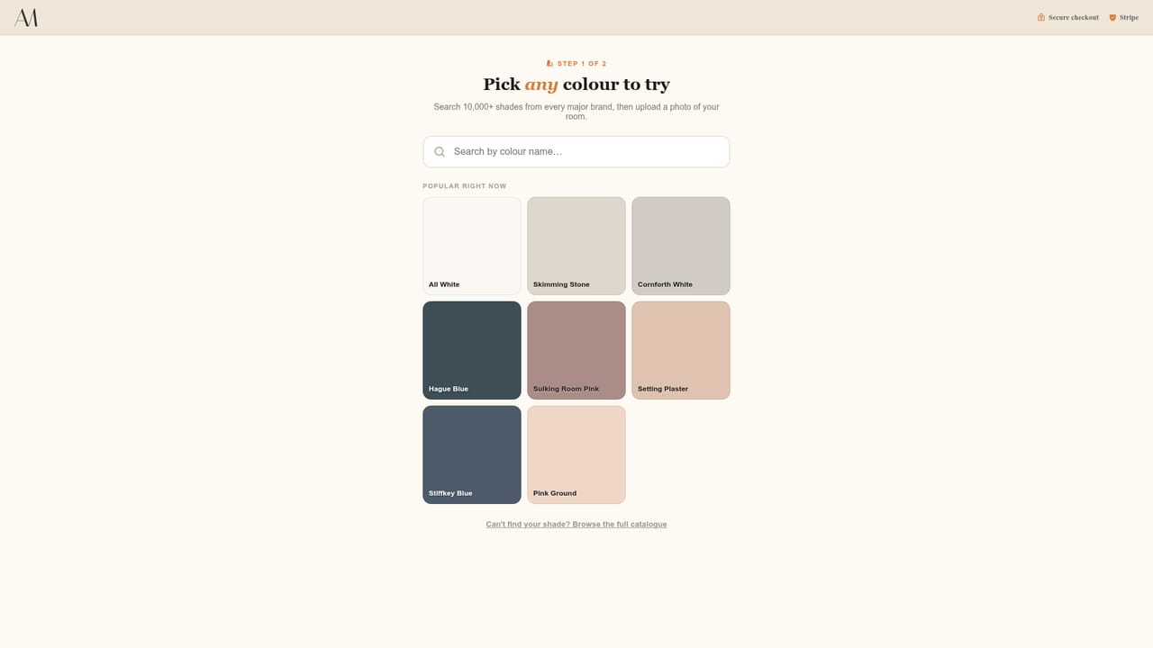 Interior Amore — Try your first colour free