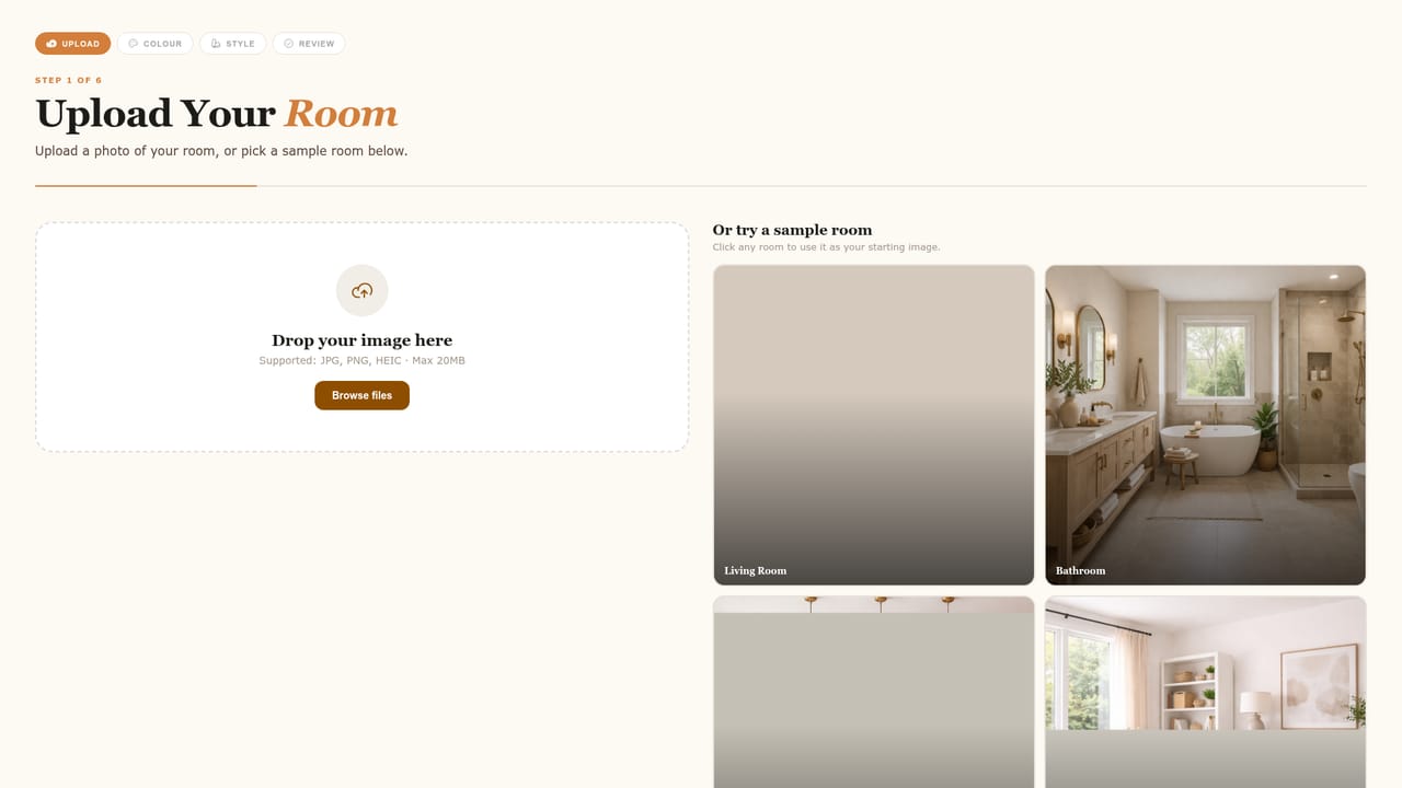 Interior Amore — Describe a full redesign