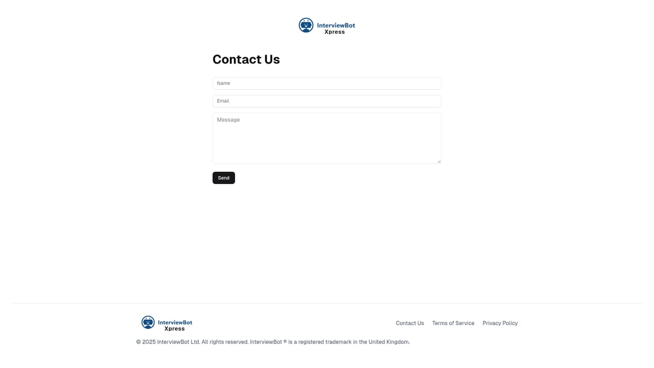 InterviewBot — Send feedback or ask a question