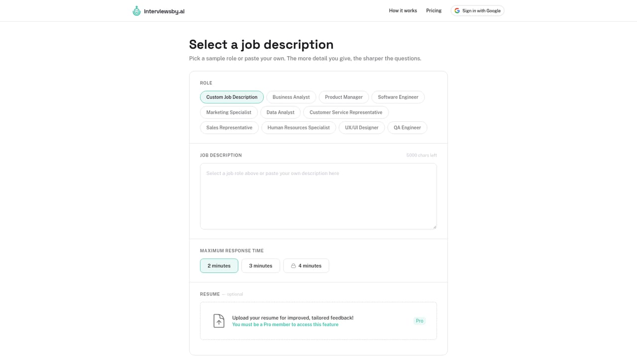 Interviewsby.ai — Open the practice launch page