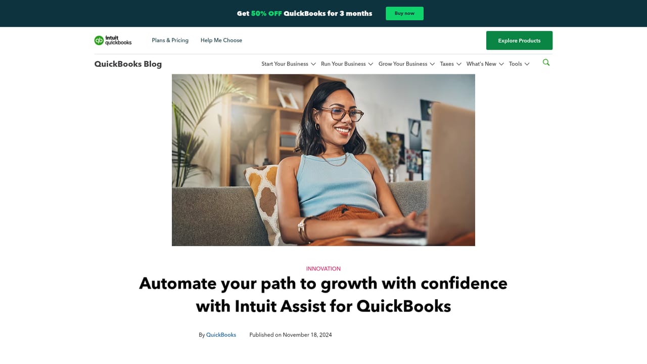 Intuit Assist — Check the launch post for your product