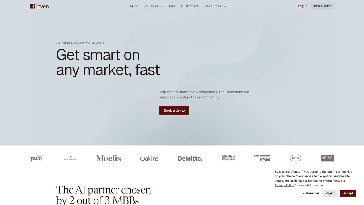 Inven — Map the market and competitors first