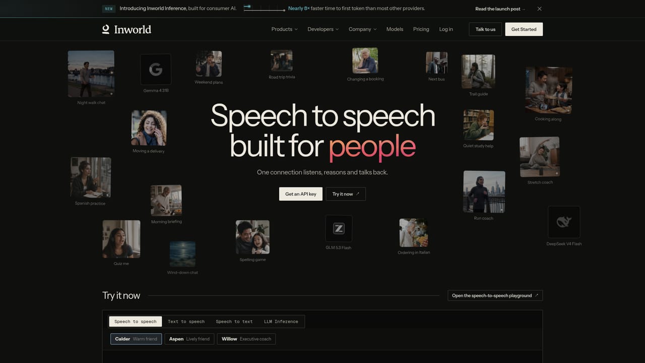 Inworld — Wire up speech to text and speech to speech