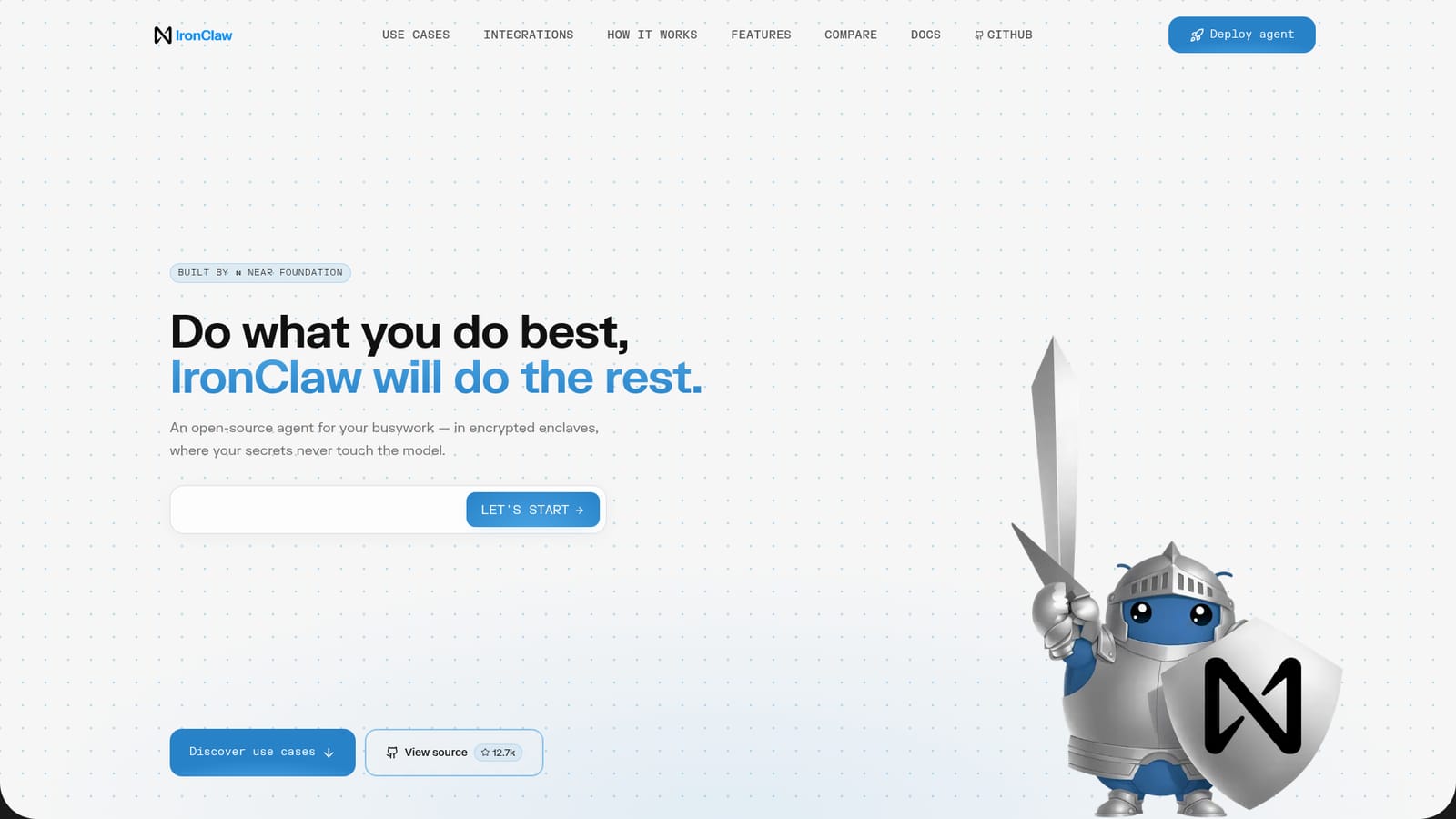 IronClaw — Deploy an instance on NEAR AI Cloud