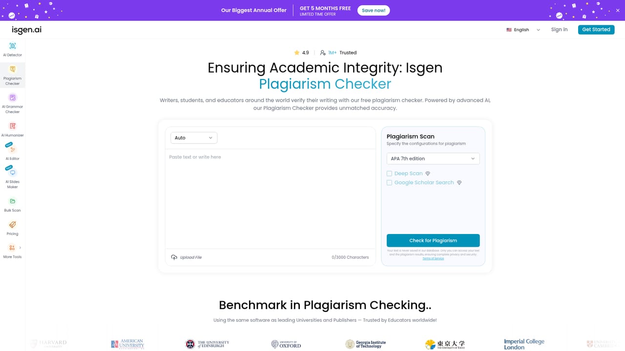 isgen.ai — Check for copying and grammar issues