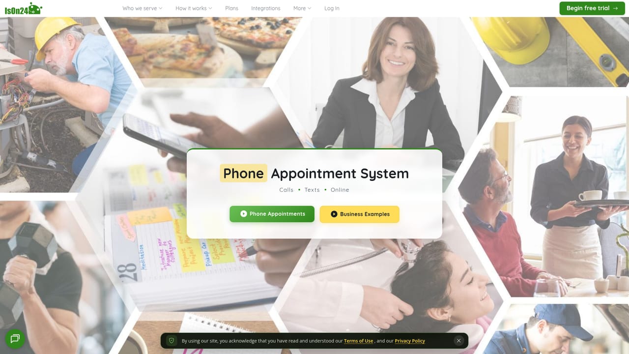 IsOn24 — Set appointment rules and forms