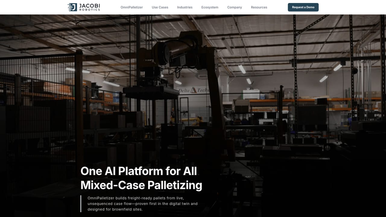 Jacobi Robotics — Review the OmniPalletizer product overview
