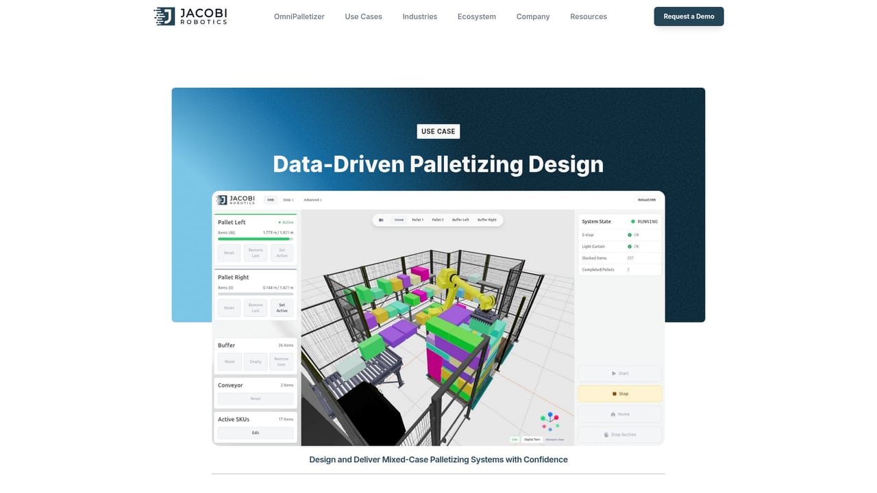 Jacobi Robotics — See how simulation de-risks the purchase