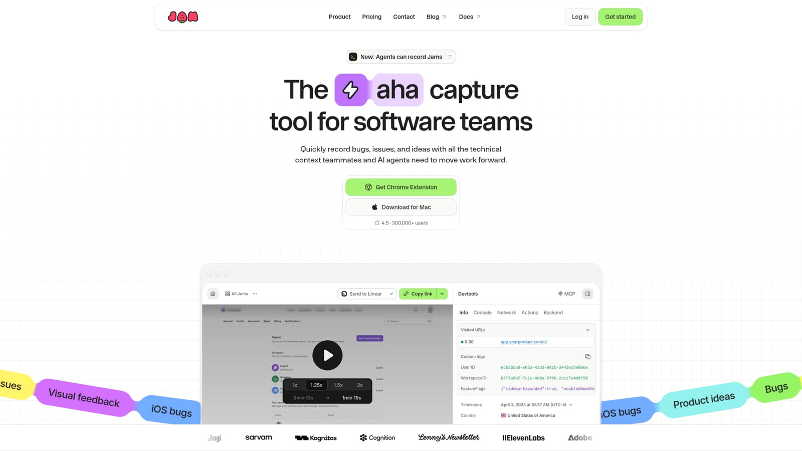 Jam — Install the capture tool