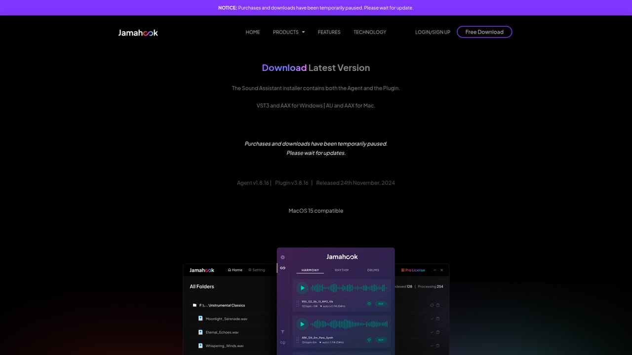 Jamahook — Download the Jamahook Sound Assistant and agent