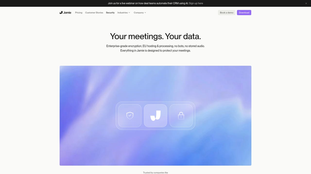 Jamie — Review the security and compliance details