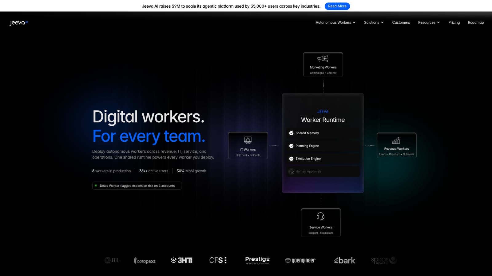 Jeeva — Review the worker catalog and pick a starting domain