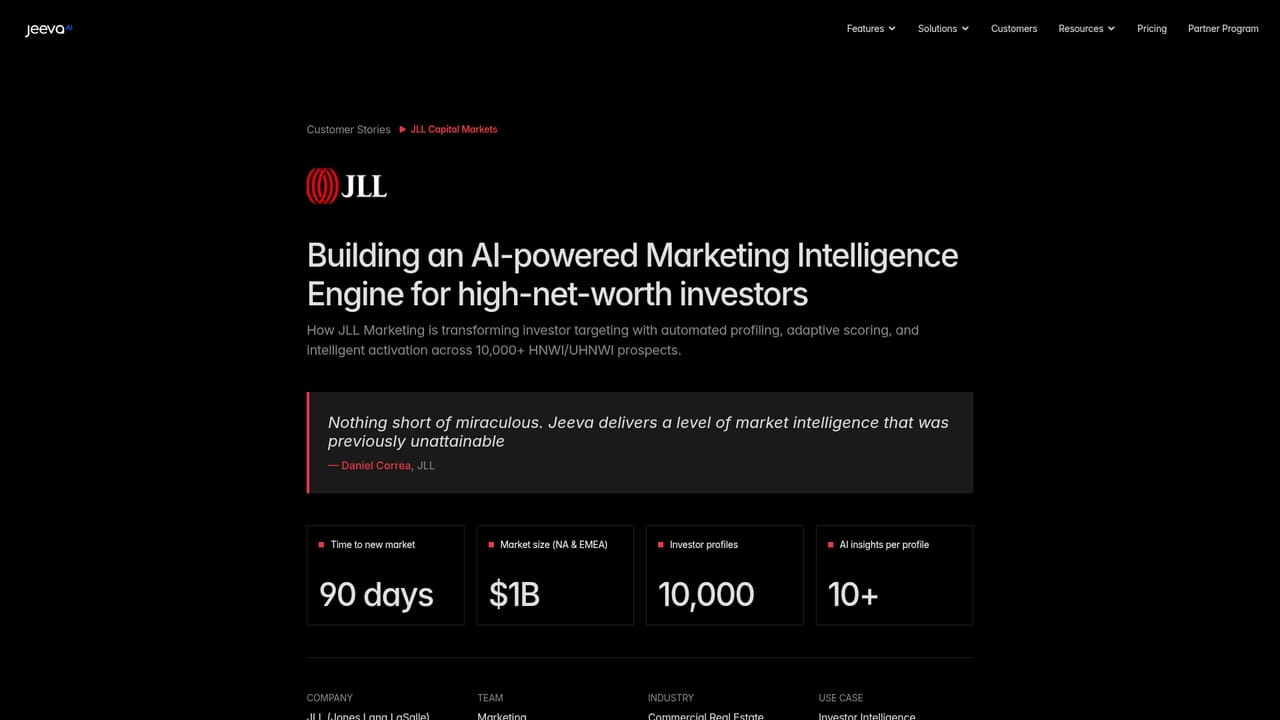 Jeeva — Read a production case study