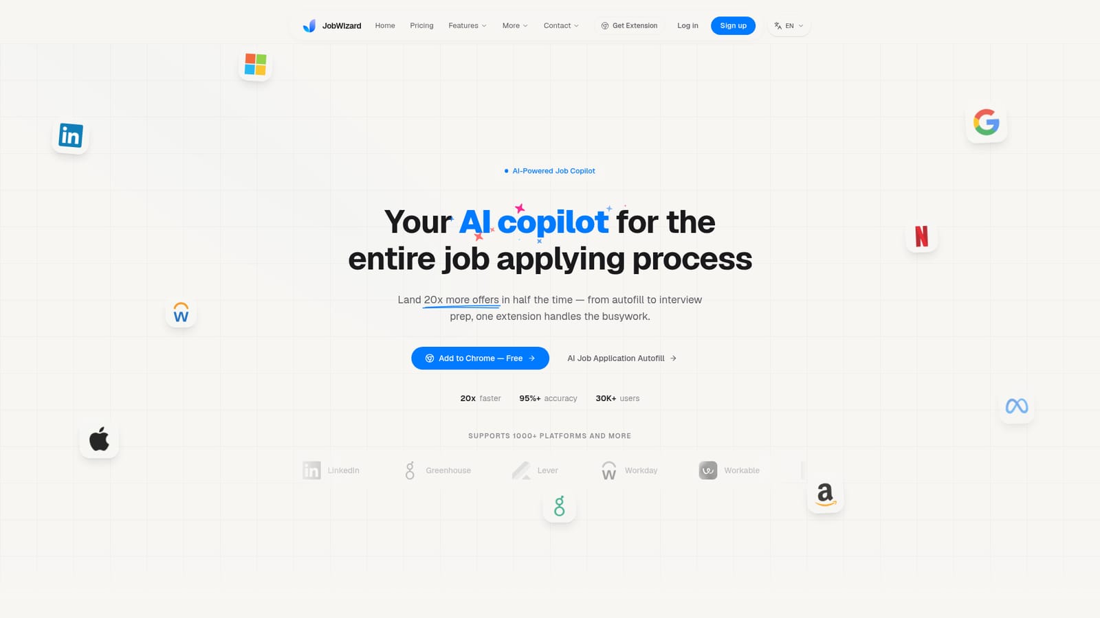 JobWizard — Add the extension to Chrome