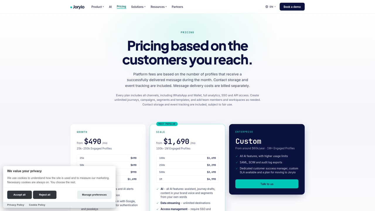 Joryio — Estimate your price