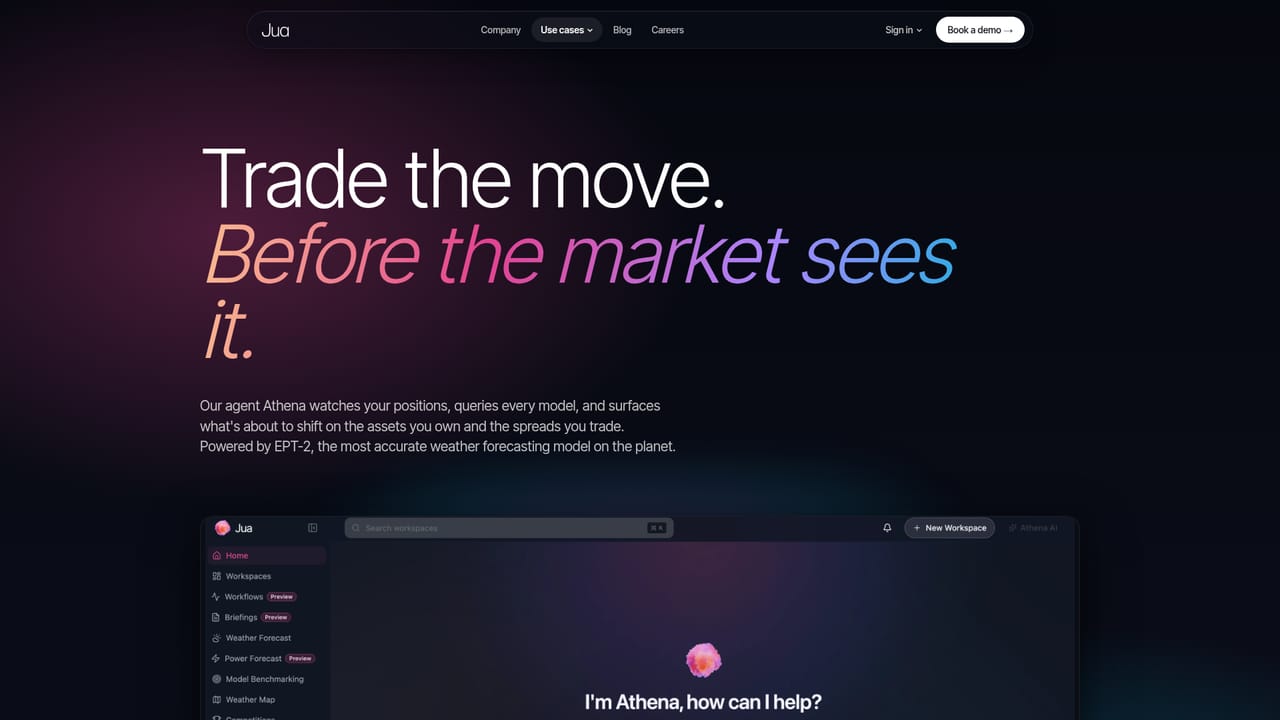 Jua — Read the energy trading use case