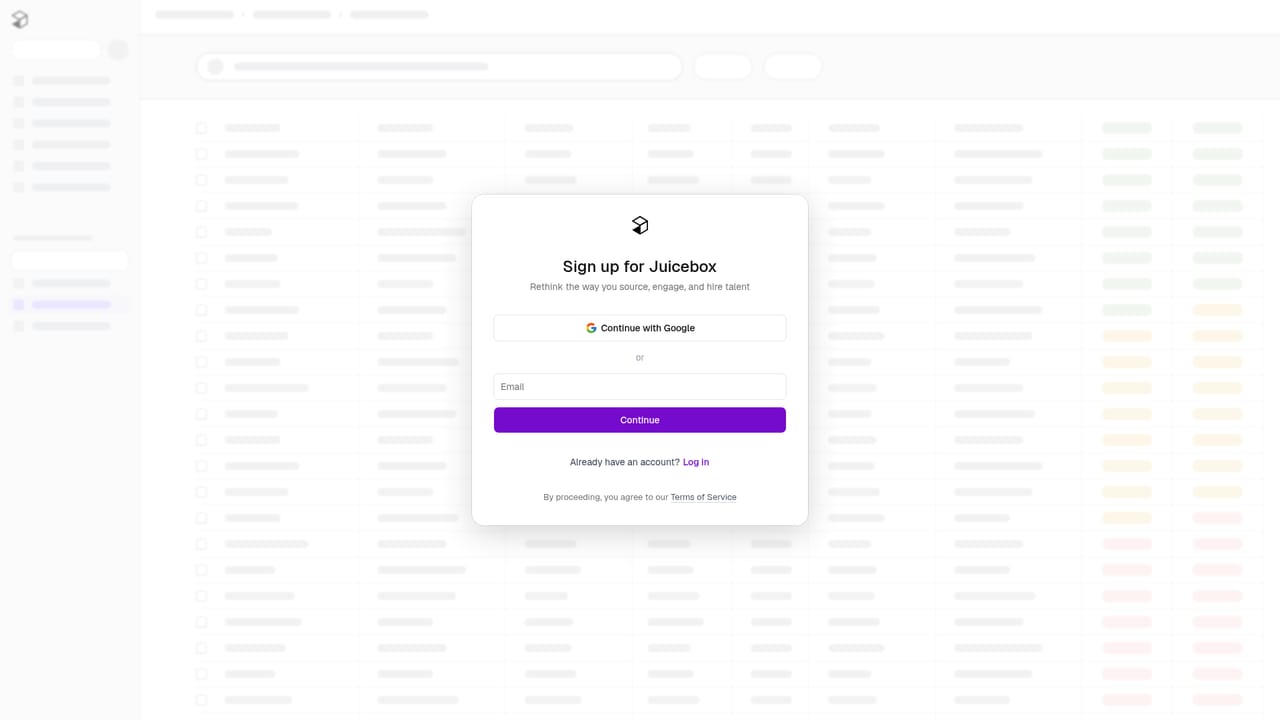 Juicebox AI — Start a free trial in the app