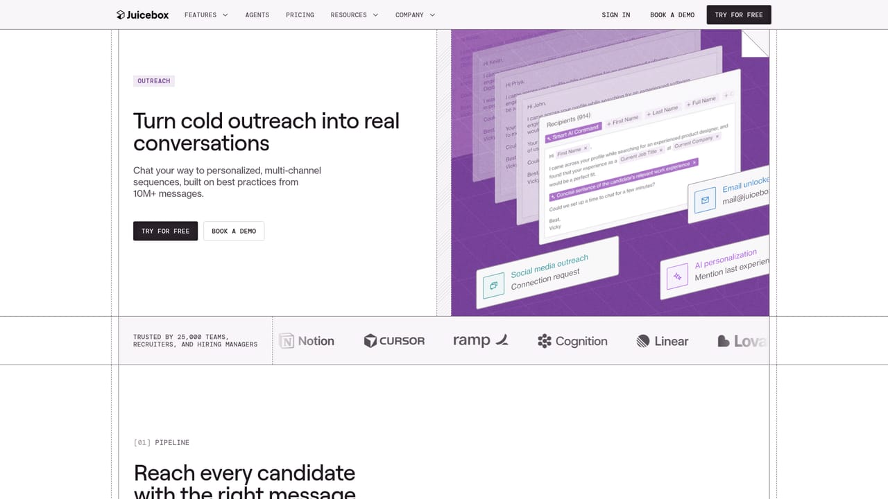 Juicebox AI — Run outreach sequences