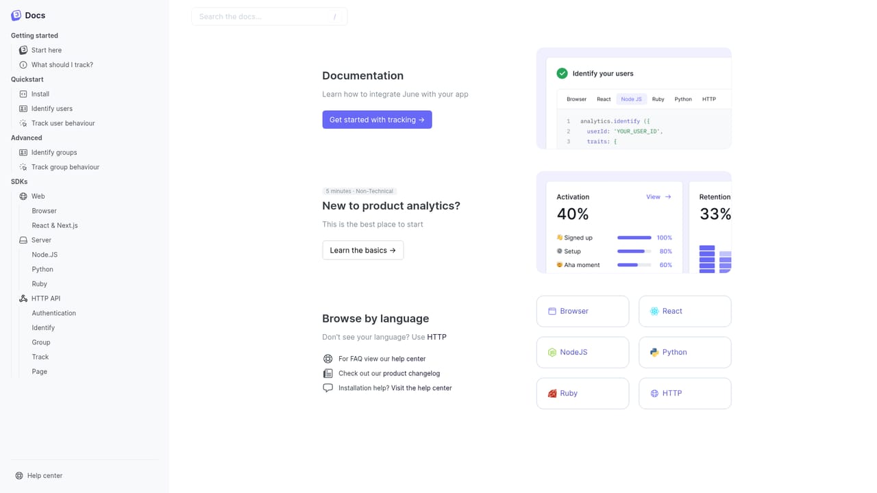 June AI — Connect your data source